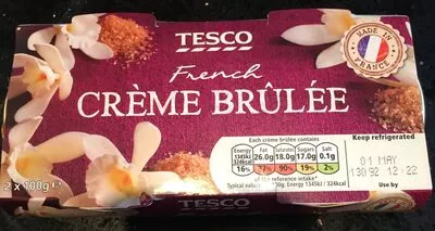 French Crème Brûlée Tesco 200 g, code 5000358917369