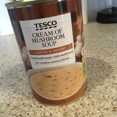 Cream of Mushroom Soup Tesco 400 g, code 5000436960218