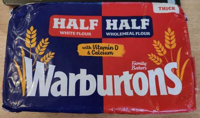 Half and Half Thick Bread Warburtons 800g, code 5010044008622