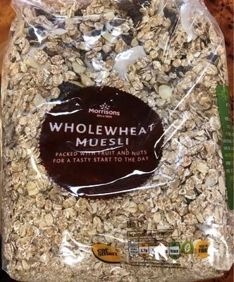 Wholewheat muesli Morrisons 1 kg, code 5010251541264