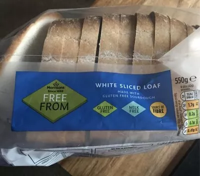 Gluten free white sliced bread Morrisons , code 5010251976875