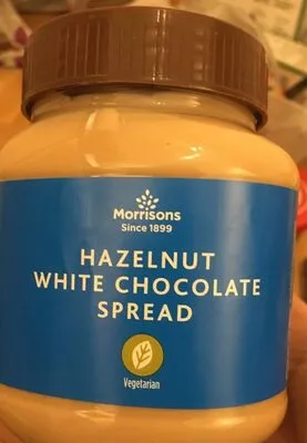 Hazelnut White Chocolate Spread Morrisons , code 5010525015798