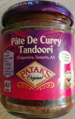 Pâte de curry Tandoori Patak's 170 g, code 5011308700351