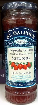 Strawberry High Fruit Content Spread St. Dalfour 10 oz (284 g), code 5014271400426