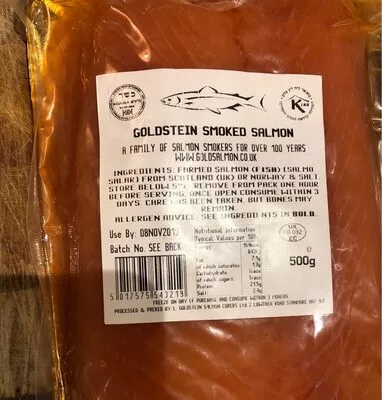 Goldstein smoked salmon  , code 5017575543219