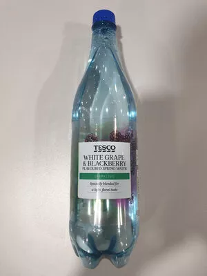 Sparkling Water Hint White Grape and Blackberry Tesco , code 5018374406323