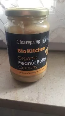 Bio Kitchen Organic Peanut Butter Clearspring 350 g, code 5021554989172