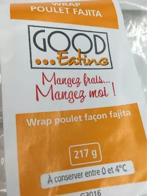 Wrap Poulet Fajita Good Eating 217 g, code 5024373301613