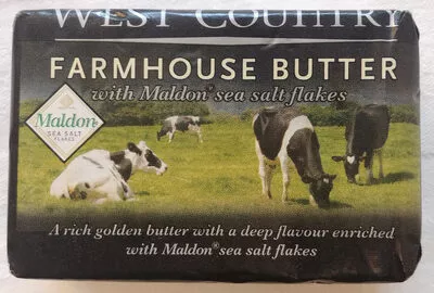 West Country Farmhouse Butter Farmhouse Cheese Company, Maldon 125 g, code 5026573000242