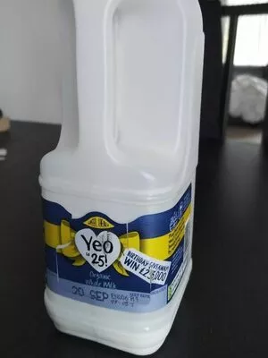 Organic Whole Milk Yeo Valley 1 l, code 5036589201144