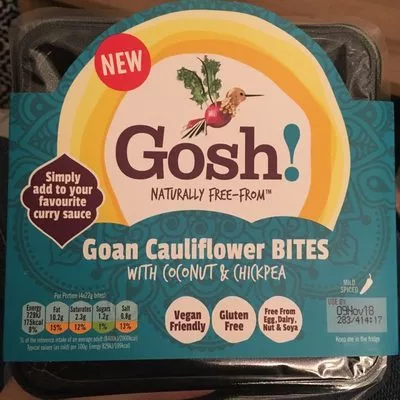 Goan Cauliflower Bites Gosh! 200 g, code 5036889752926