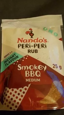 Peri-Peri Rub Powder BBQ flavour  25 g, code 5039303000849