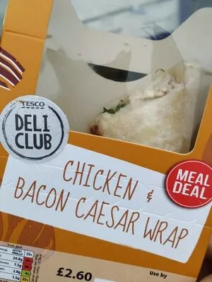 Chicken bacon caesar wrap Tesco , code 5053526086534