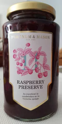 Raspberry preserve Fortnum & Mason 340 g, code 5053826480490