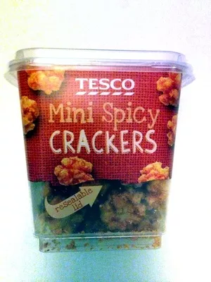 Mini spicy crackers  Tesco 40g, code 5053947922282