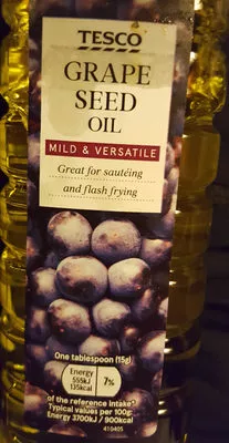 Grape seed oil Tesco 500 ml, code 5054402719164