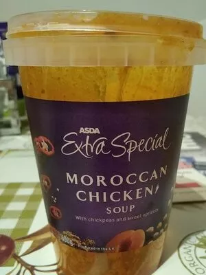 Moroccan chicken soup Asda , code 5054781536666