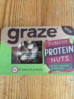 Graze Punchy Protein Power Nuts Graze 41 g, code 5055958700491