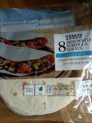 Mini white tortilla wraps Tesco , code 5057967342105