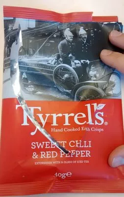 Sweet Chilli & Red Pepper Tyrrells 40g, code 5060042640751
