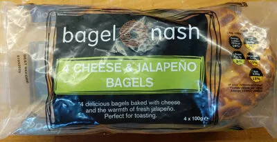 Cheese & Jalapeño Bagels Bagel Nash 4 Bagels, code 5060071773086