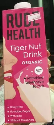 Organic Gluten Free Tiger Nut Drink 6 X 1L Rude Health , code 5060120284020