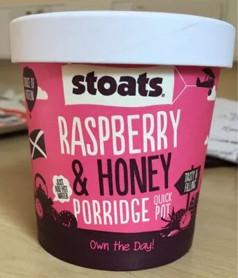 Raspberry & Honey Porridge Pot Stoats 60 g, code 5060183672246
