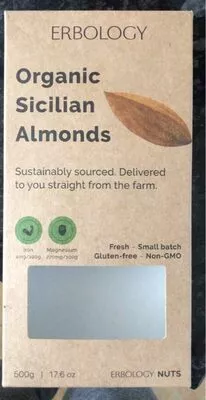 Organic Sicilian Almonds  , code 5060321911084
