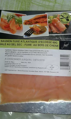 saumon fume atlantique d ecosse  60G, code 5060374371729