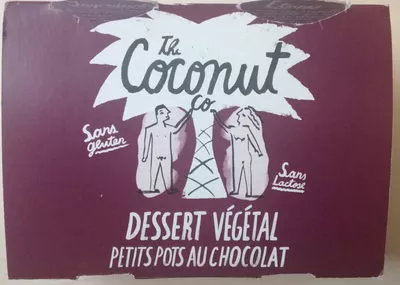 Dessert Végétal au Lait de coco au Chocolat The Coconut Co. 180 g e (4 * 45 g e), code 5060426810114