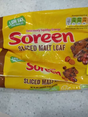 Sliced Malt Loaf Sorren 290g, code 5088722225852