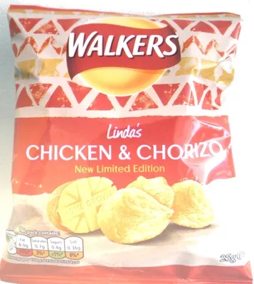 Linda's Chicken & Chorizo Walkers 25 g, code 51001120