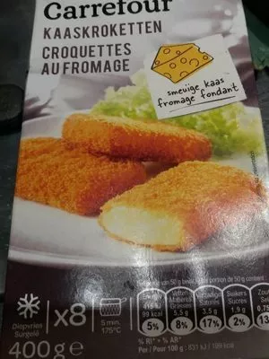 Croquettes au fromage carrefour 400 g, code 5400101040731