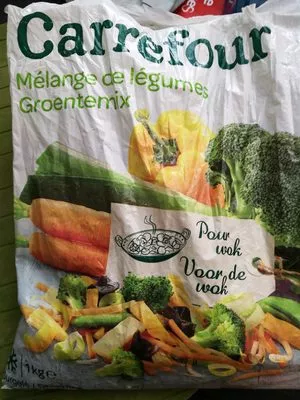 Mélange de légumes Carrefour 1 kg e, code 5400101213654