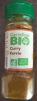 Curry carrefour bio 40 g, code 5400101259782