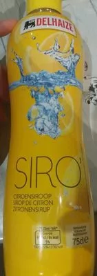 Sirop citron Delhaize 75cl, code 5400111204871