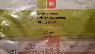 Epinards en branches Delhaize 450 g, code 5400111270111