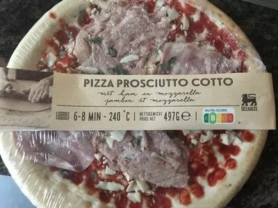 Pizza prosciutto cotto Delhaize 497 g, code 5400113644460