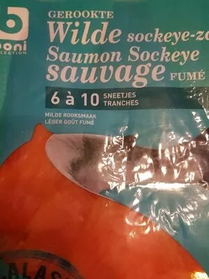 Saumon fumé  sauvage Boni , code 5400141340501