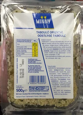Taboulé oriental Winny 500 g, code 5400247032058