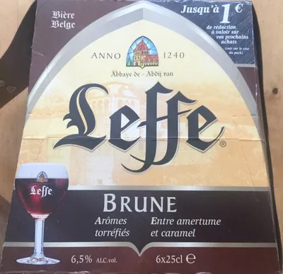 Brune Leffe 6x 25cl, code 5410228142119