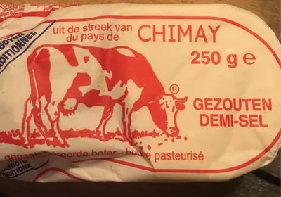 Beurre traditionnel de Chimay, demi-sel  , code 5410603018404
