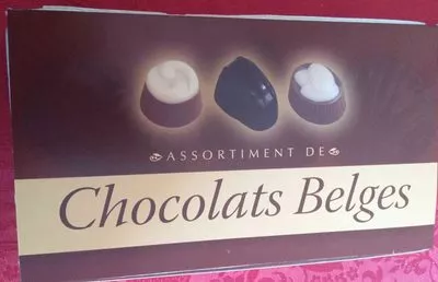 Assortiment de chocolats Belges Leader Price 250 g e, code 5410850734508