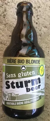 Bière bio blonde sans gluten Sturm 33 cl, code 5411065301271