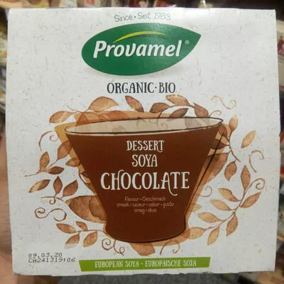 Organic bio postre de soja ecológico sabor chocolate Provamel 500 g (4x125g), code 5411188080190