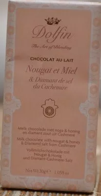 Chocolat au Lait Nougat et Miel & Diamant de Sel du Cachemire Dolfin 30 g, code 5413415913905