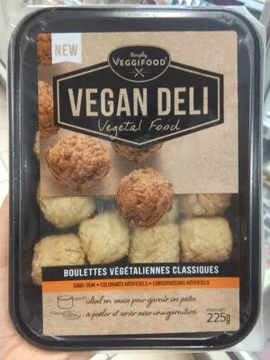 Boulettes végétaliennes Vegan Deli, Veggifood, Linck, VEGGIFOOD Vegan Deli 225 g (15×15 g), code 5420005742043