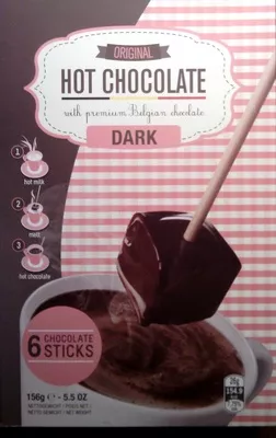 Original hot chocolate dark  156g, code 5425019409043