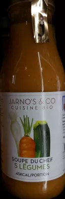 Soupe du chef 5 légumes Jarno's & Co 50 cl, code 5425033480035