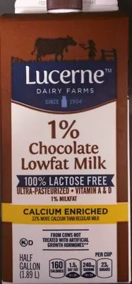 1% Chocolate Lowfat Milk Lucerne HALF GALLON (1.89 L), code 5487510847878